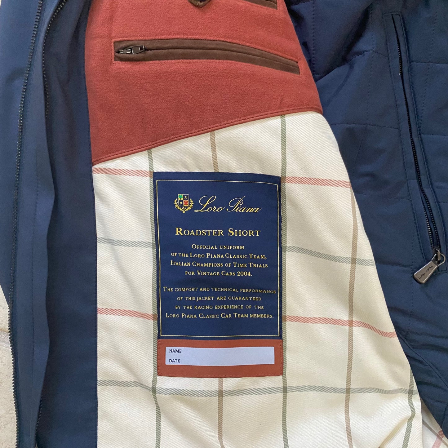 Loro Piana Mink Fur Lined Roadster Bomber Jacket