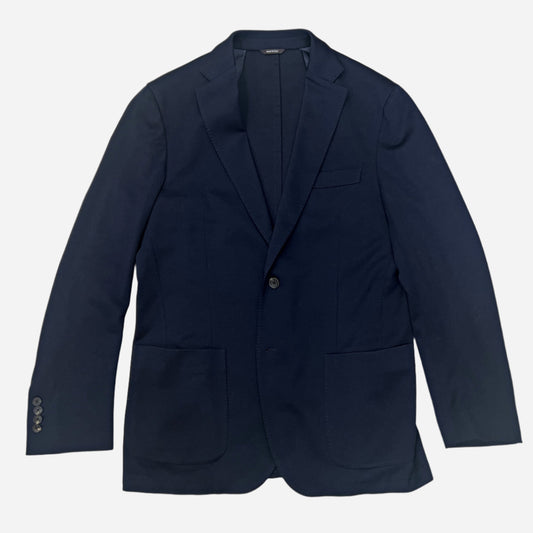 Loro Piana Virgin Wool Knit Blazer Jacket