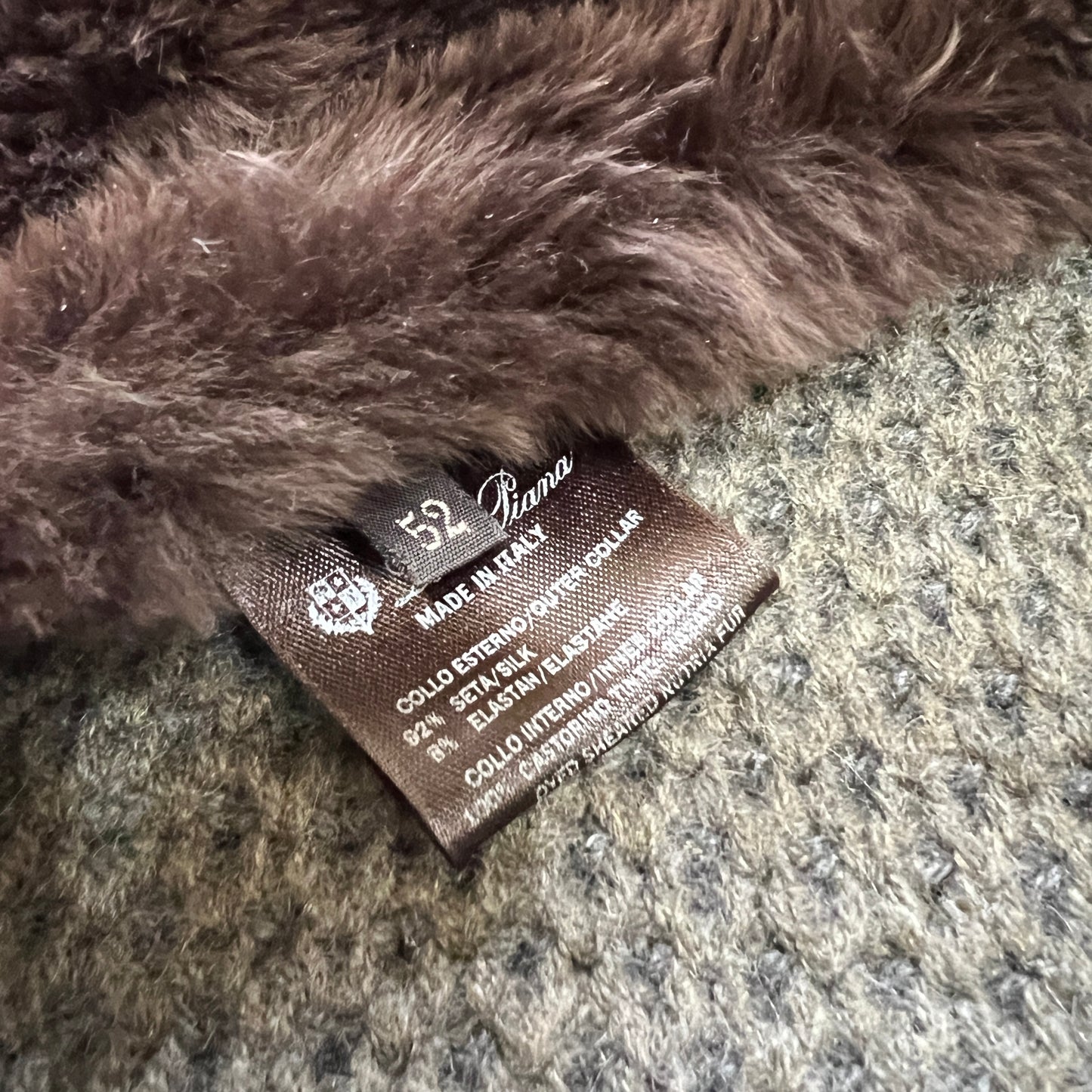 Loro Piana Baby Cashmere Castorino Fur hooded Jacket