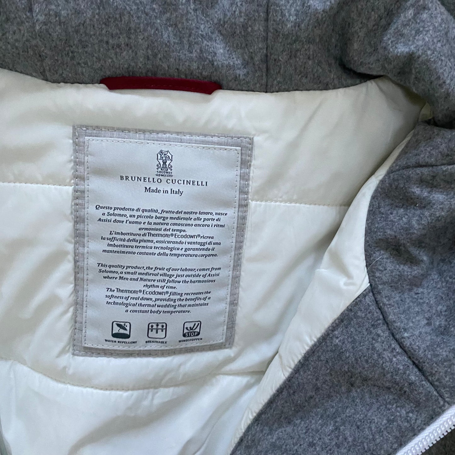 Brunello Cucinelli Wool Ski Jacket