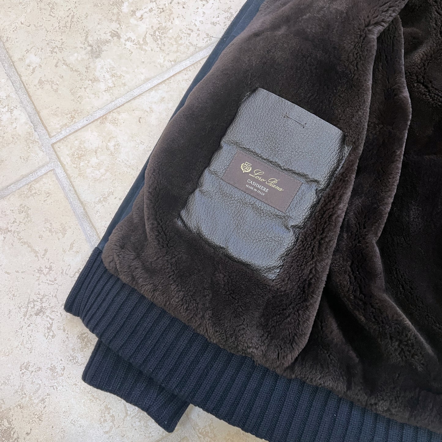 Loro Piana Castorino Fur Cashmere Jacket