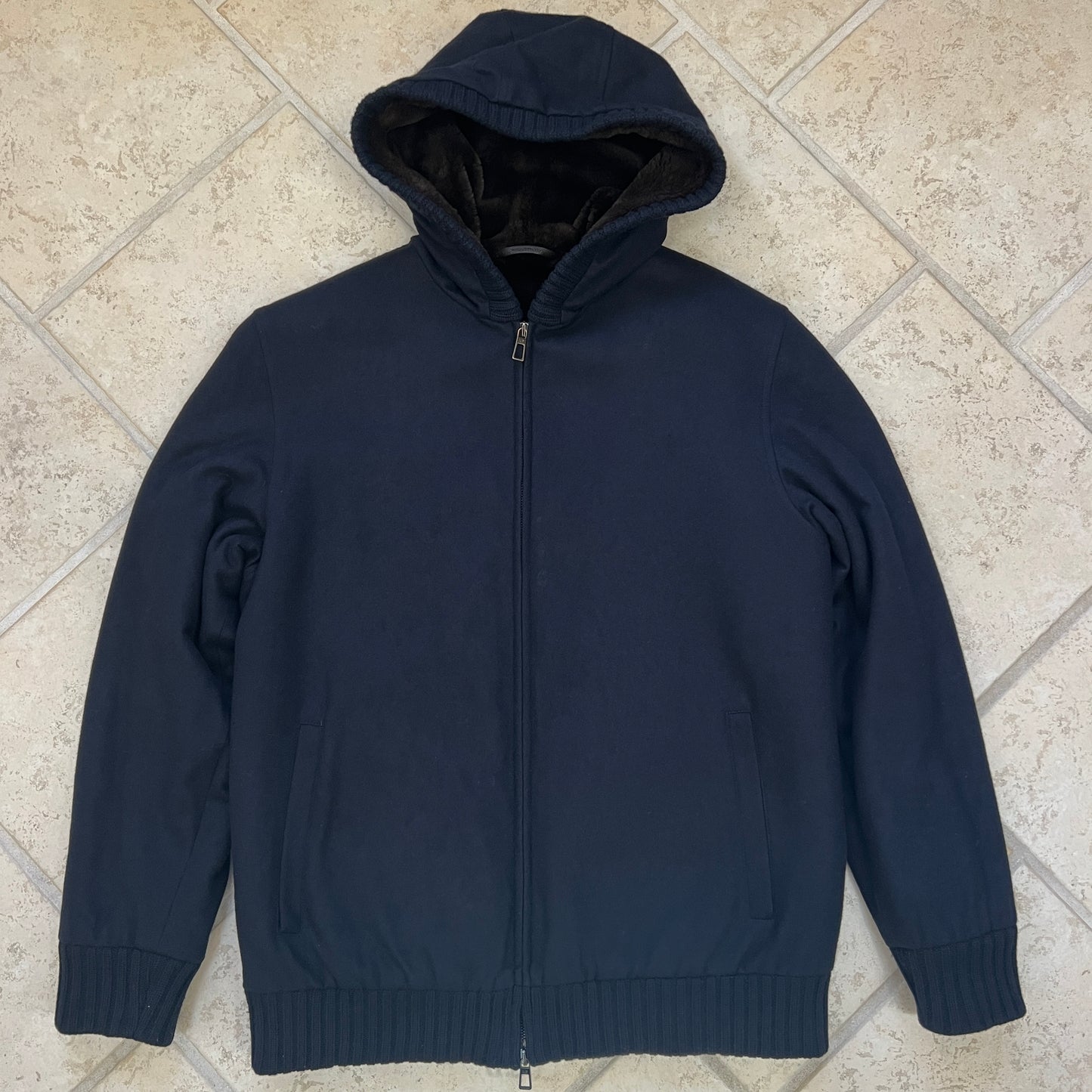 Loro Piana Castorino Fur Cashmere Jacket