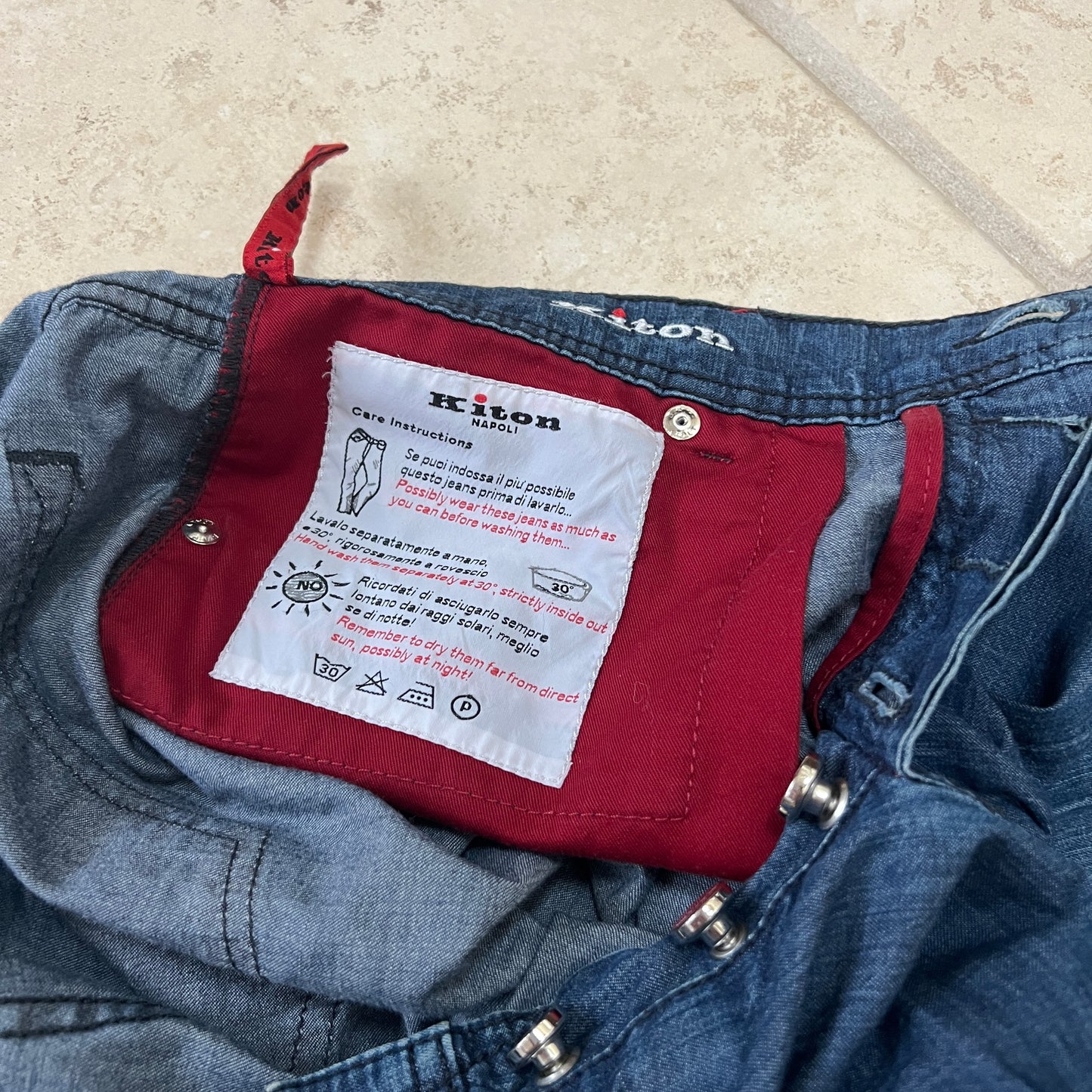 Kiton Handmade Jeans