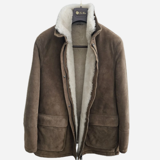 Loro Piana Shearling Voyager Coat