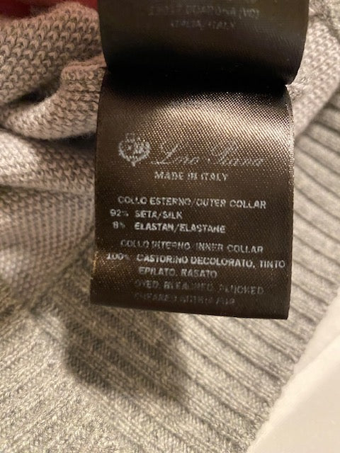 Loro Piana Castorino Fur Trim Bomber Jacket
