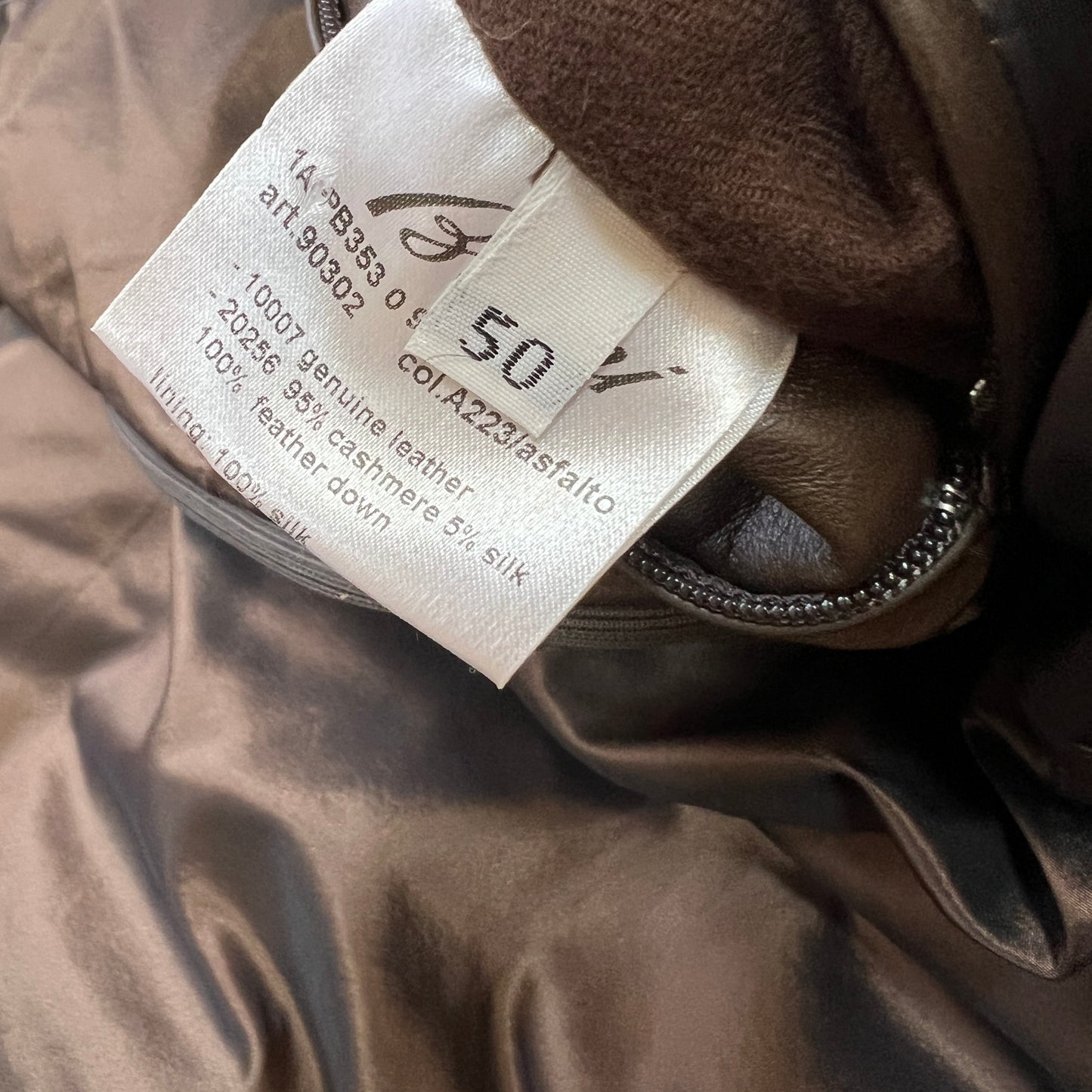 Brioni Suede Cashmere Down Jacket 2-in-1