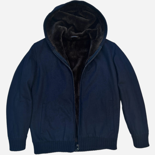 Loro Piana Castorino Fur Cashmere Jacket