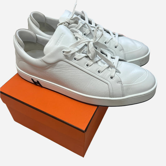 Hermes "Kid" Leather Sneakers