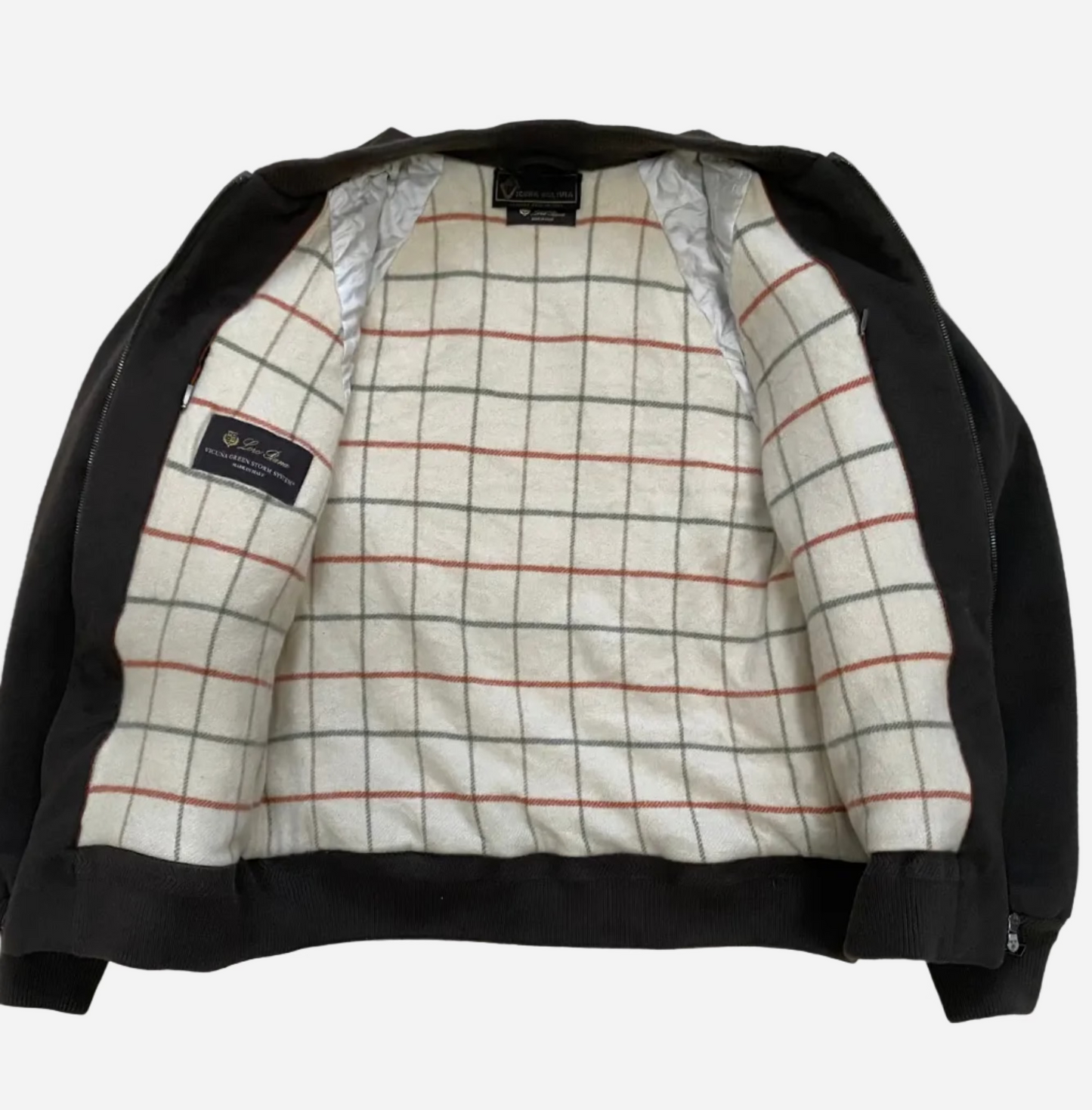 Loro Piana 100% Vicuna Bomber Jacket with Cashmere Lining