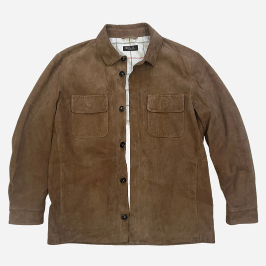 Loro Piana Suede Overshirt Jacket
