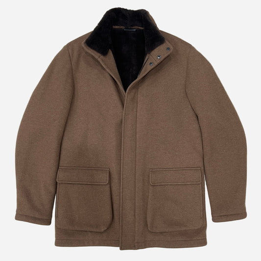 Loro Piana Castorino Fur Winter Voyager Coat