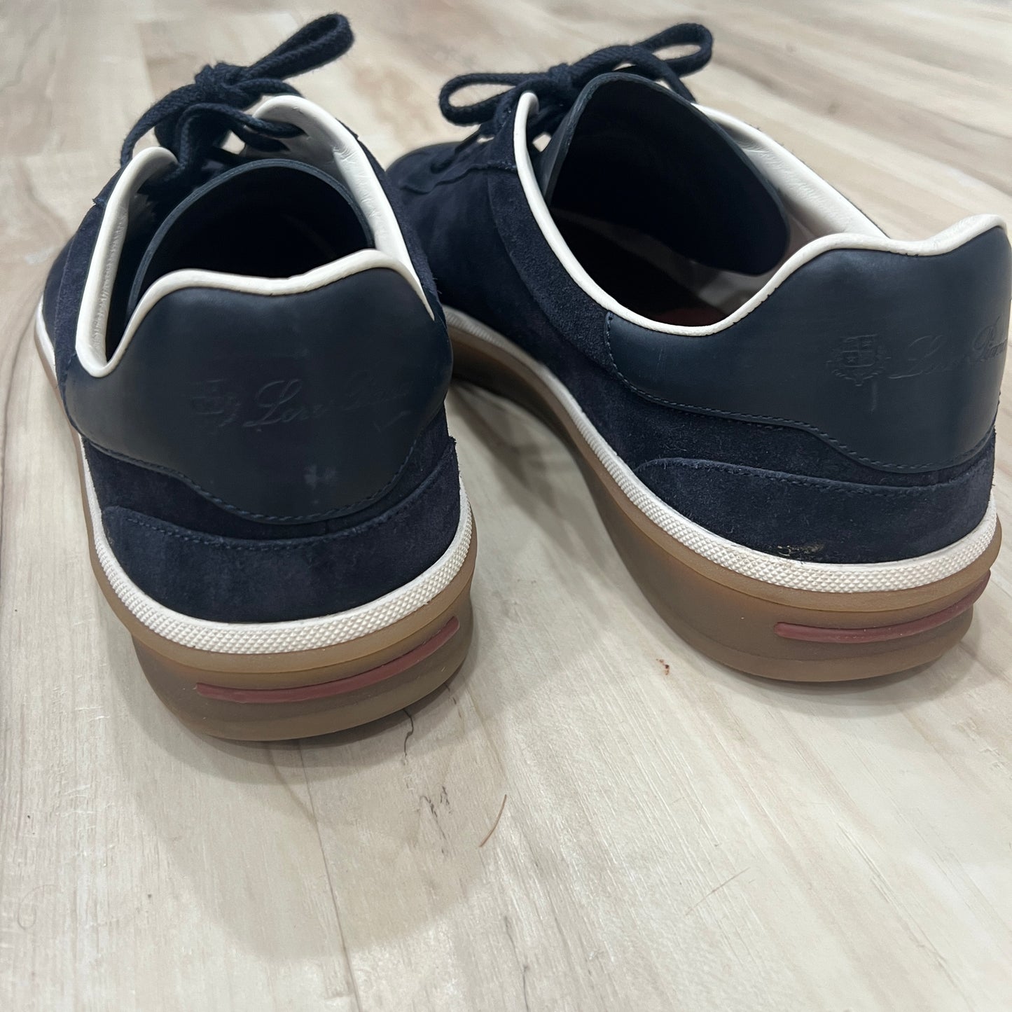 Loro Piana Suede Tennis Walk Sneakers