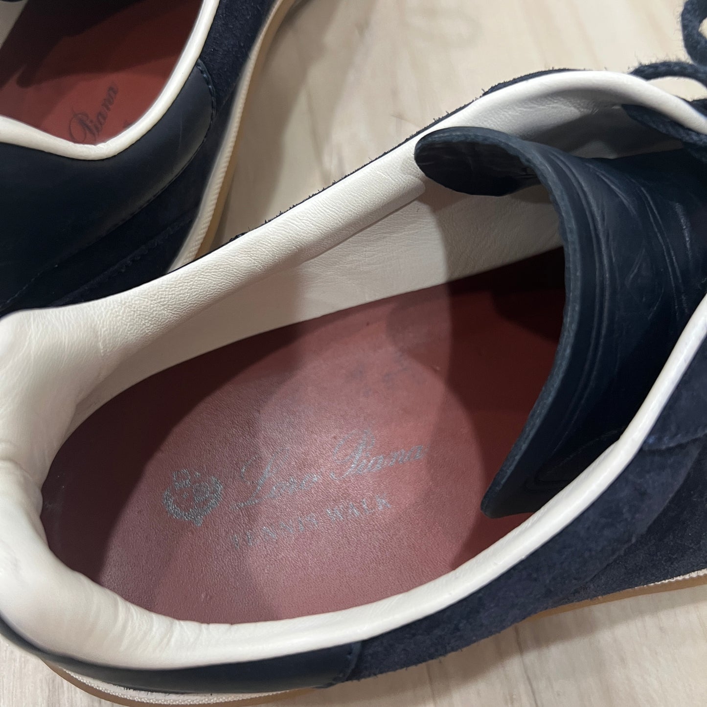 Loro Piana Suede Tennis Walk Sneakers