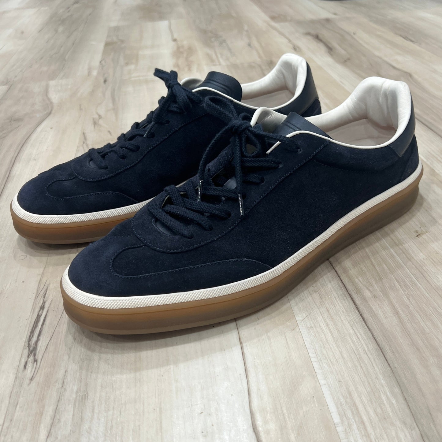 Loro Piana Suede Tennis Walk Sneakers