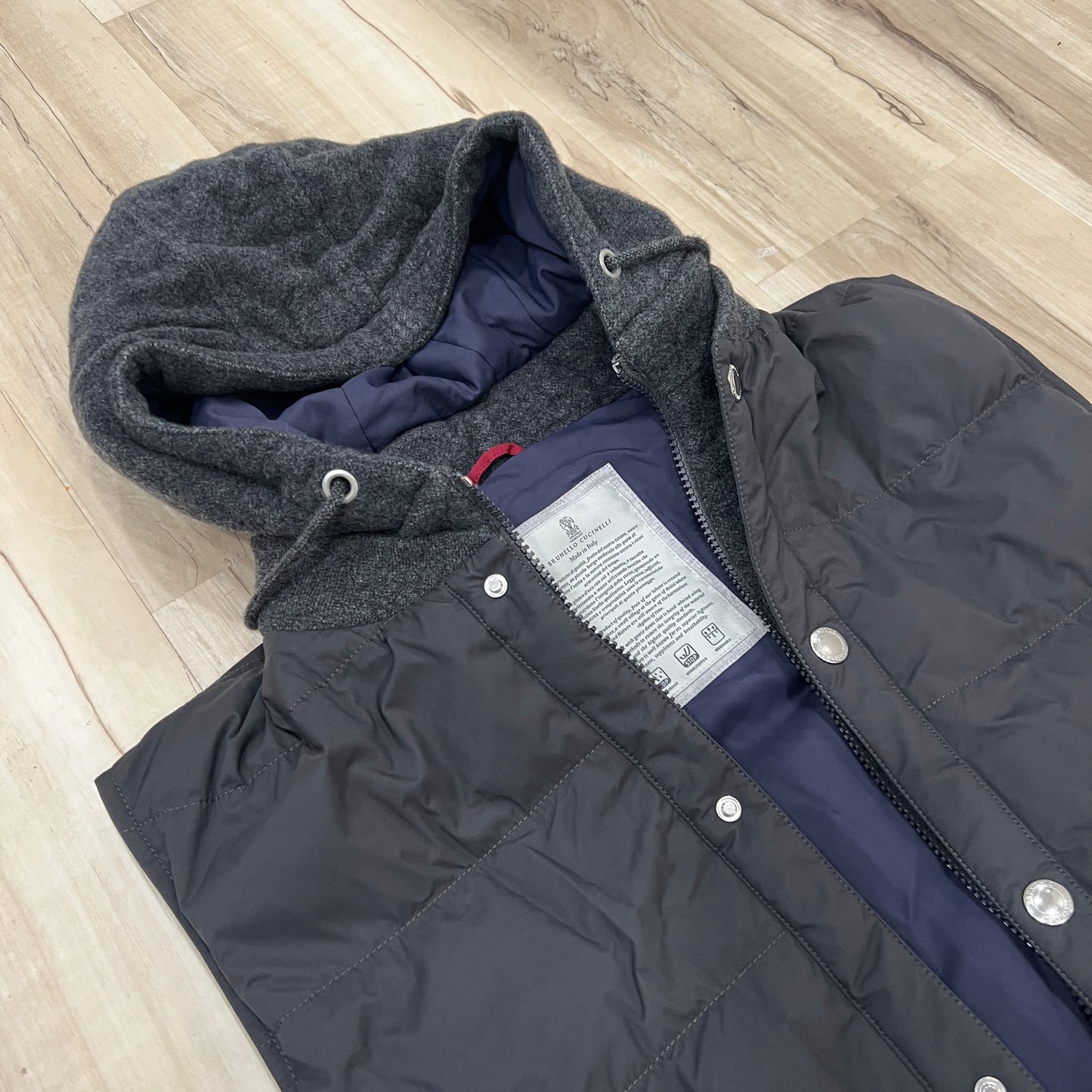 Brunello Cucinelli Hooded Down Vest