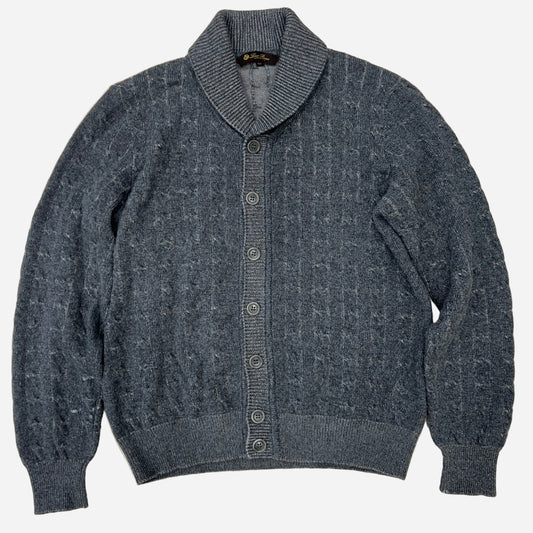 Loro Piana Cable Knit Cashmere Cardigan
