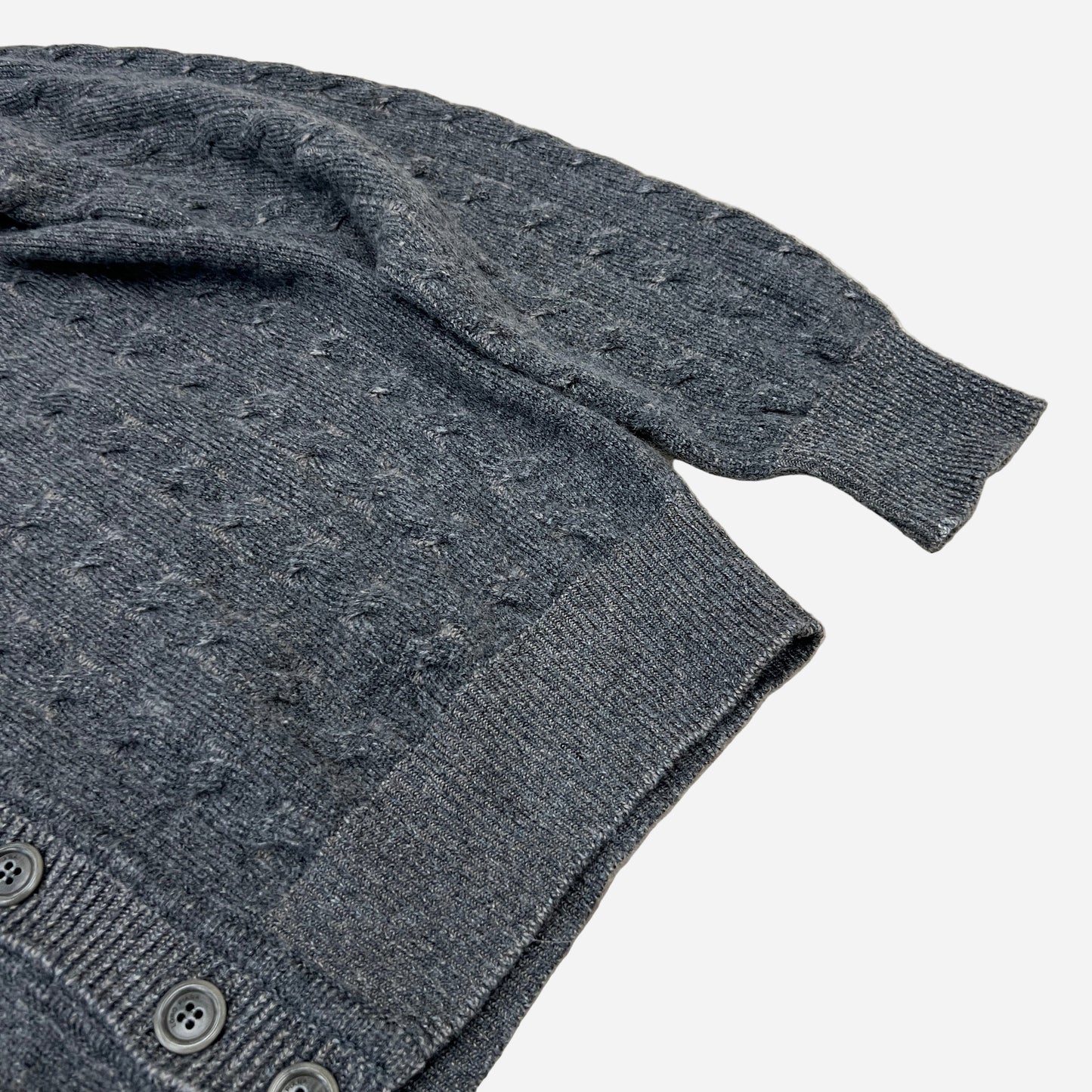 Loro Piana Cable Knit Cashmere Cardigan