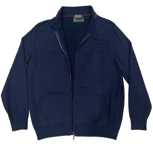 Loro Piana Vicuna Baby Cashmere Blend Roadster Jacket (XL)