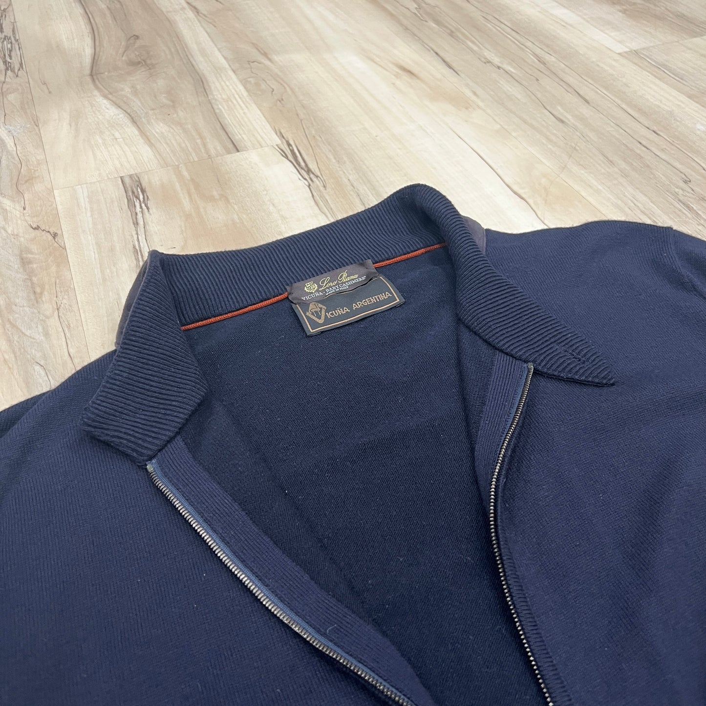 Loro Piana Vicuna Baby Cashmere Blend Roadster Jacket (XL)