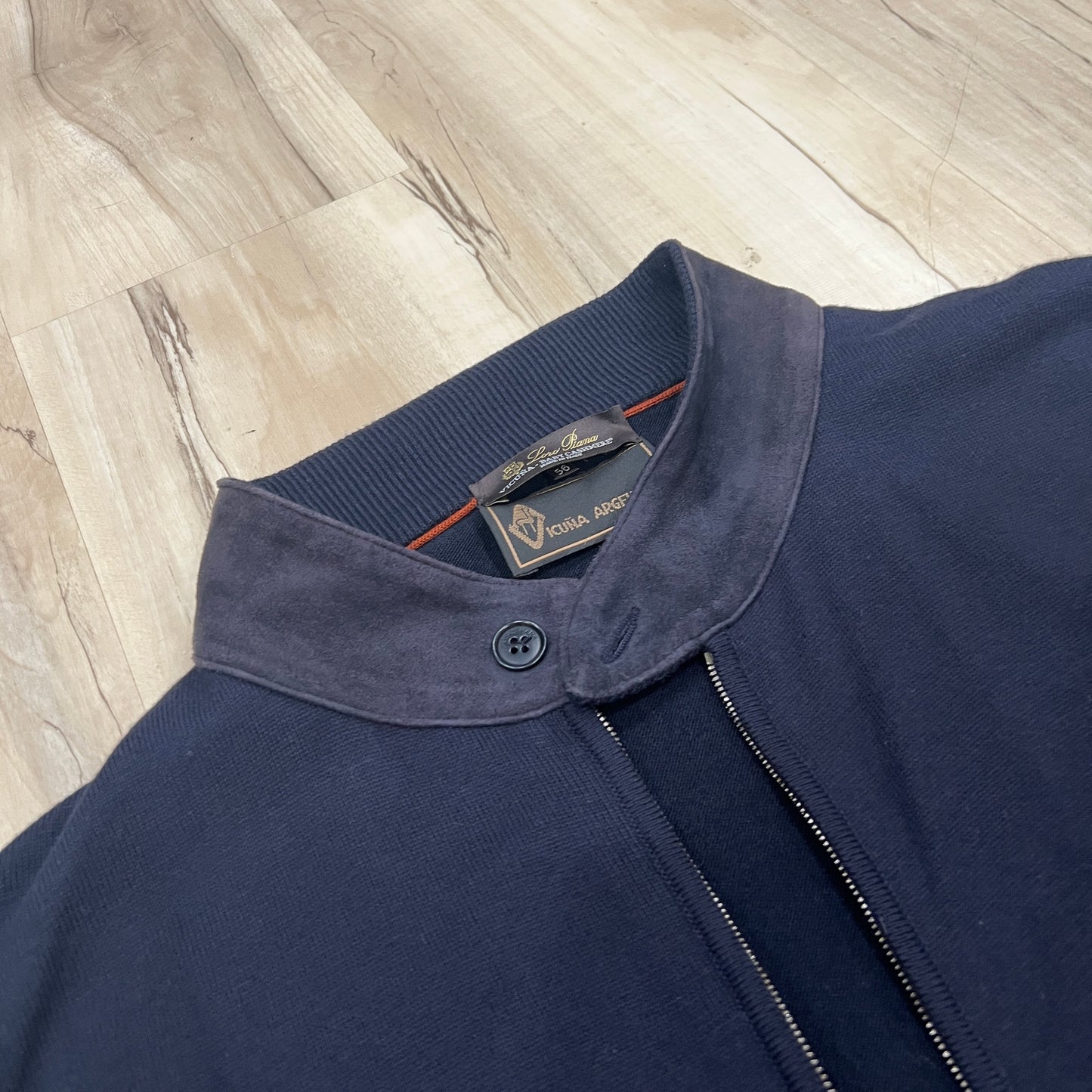 Loro Piana Vicuna Baby Cashmere Blend Roadster Jacket (XL)