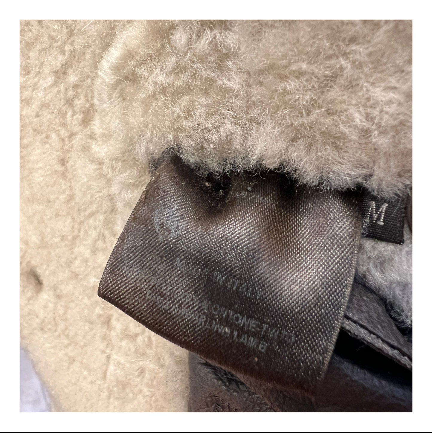 Loro Piana Shearling Fur Trucker Jacket