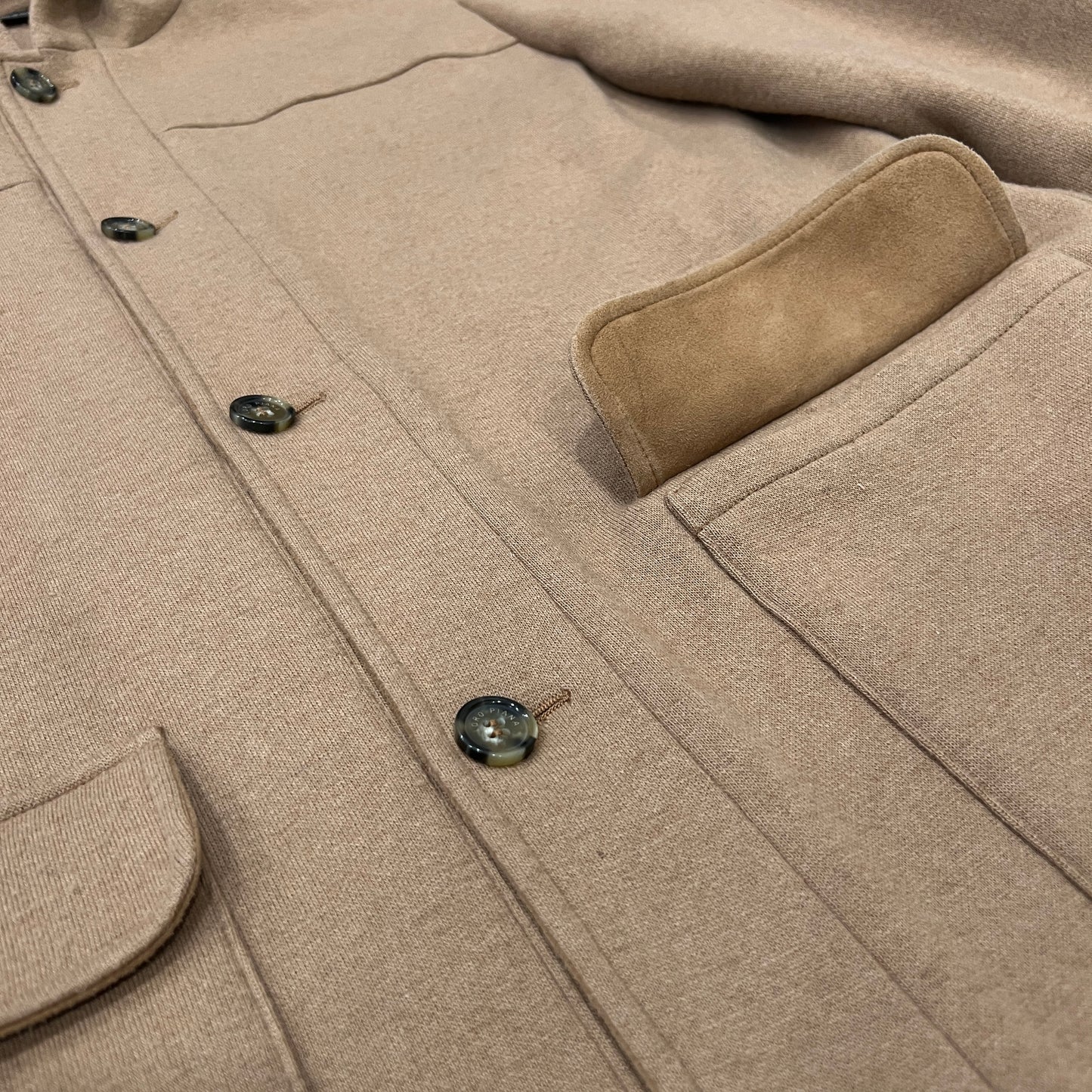 Loro Piana Camel Jersey Hooded Jacket