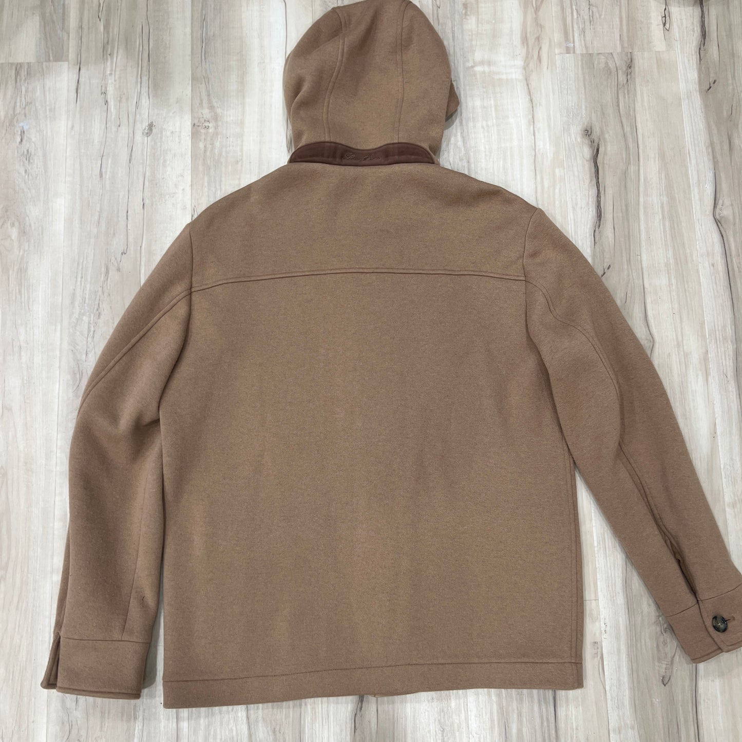 Loro Piana Camel Jersey Hooded Jacket
