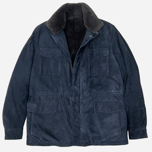 Loro Piana Suede Castorino Fur Traveller (52)