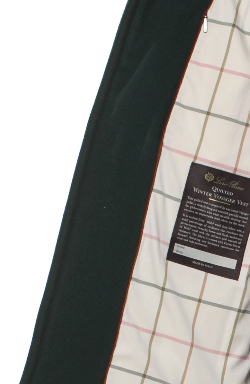Loro Piana Quilted Voyager Vest (XL)