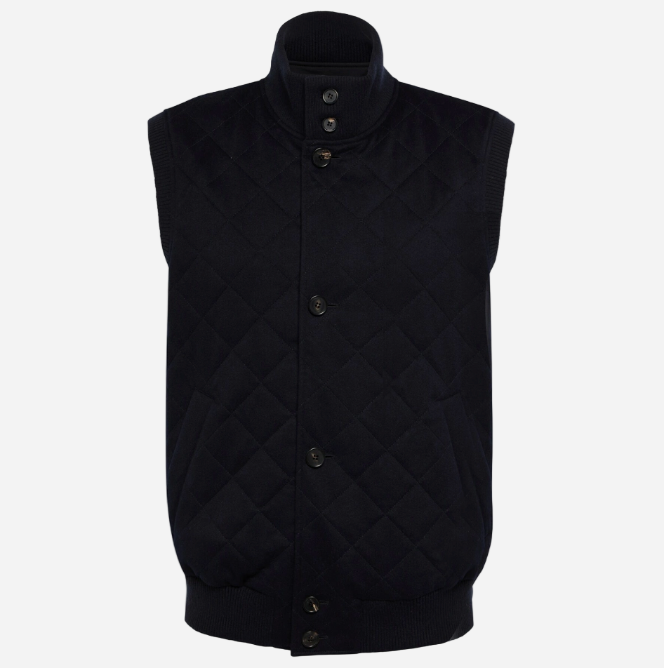 Loro Piana Cashmere Carry Gilet Reversible (XL)