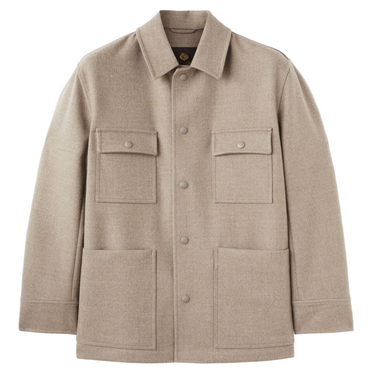 Loro Piana Pecora Nera "Darcy" Overshirt Jacket (XL)