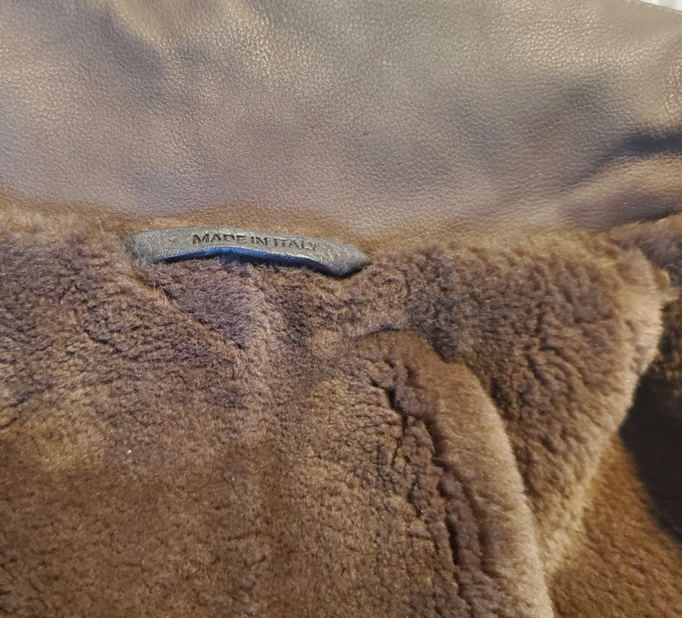 Loro Piana Castorino Fur-Lined Reindeer Leather Jacket (XL)