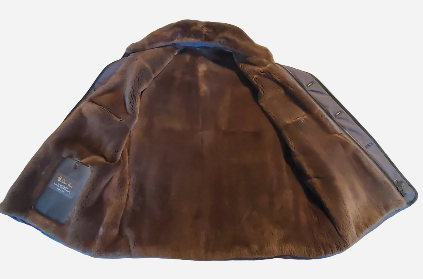 Loro Piana Castorino Fur-Lined Vest (XL)