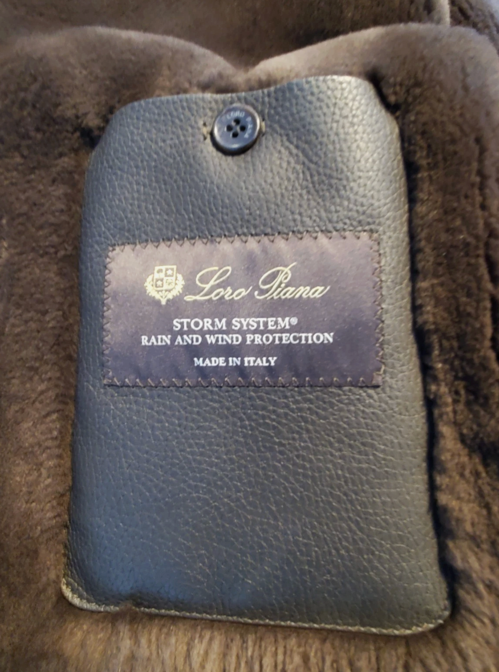 Loro Piana Castorino Fur-Lined Vest (XL)