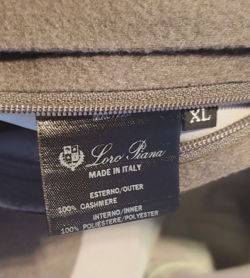 Loro Piana Cashmere Castorino Fur Lined Citey Bomber