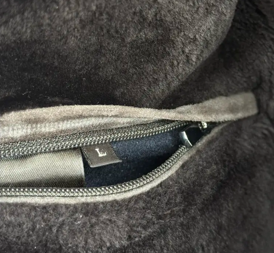 Loro Piana Castorino Fur Lined Cashmere Coat