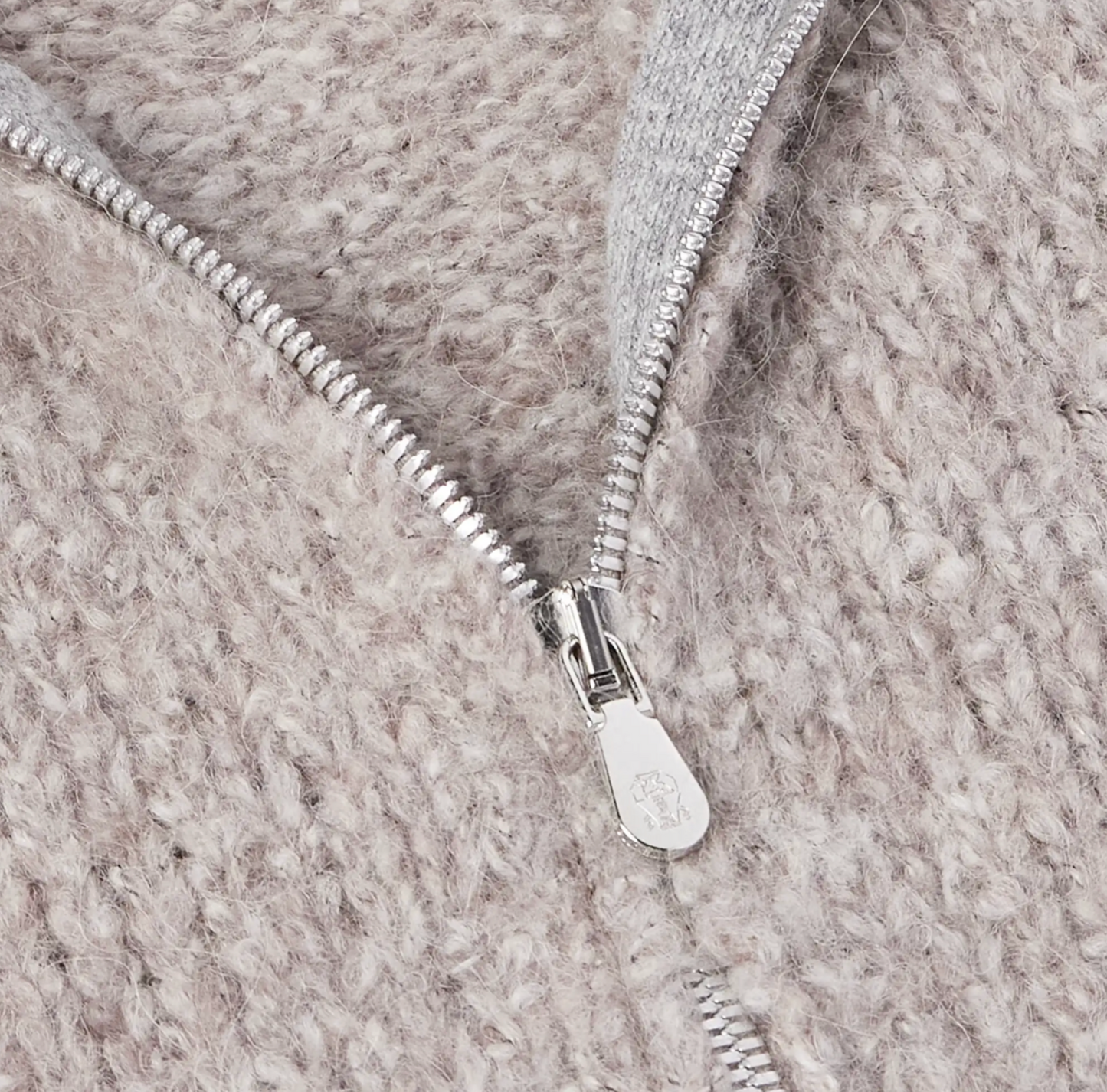 Brunello Cucinelli Knit Alpaca Zip Jacket