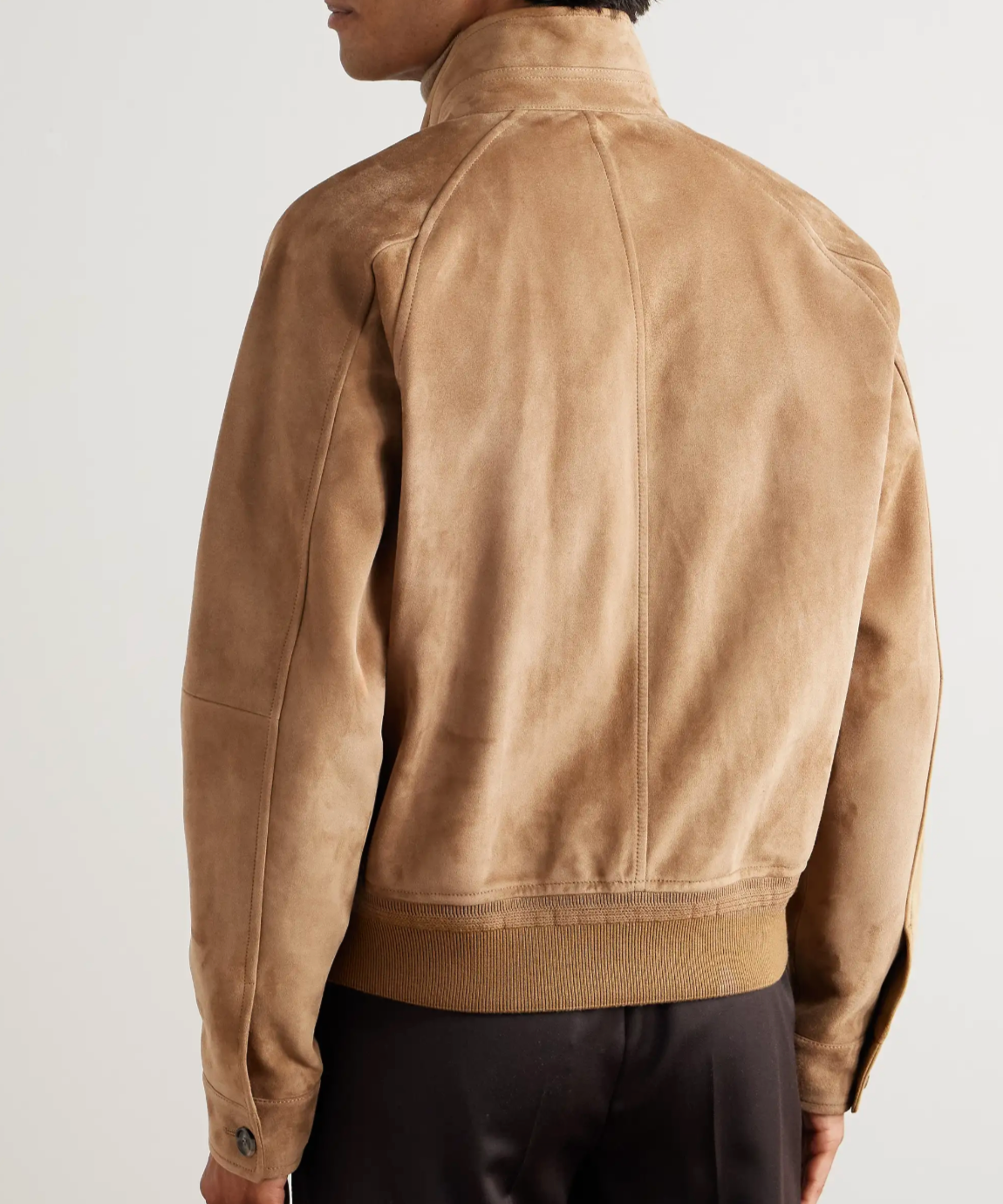 Loro Piana Novak Suede Bomber Jacket
