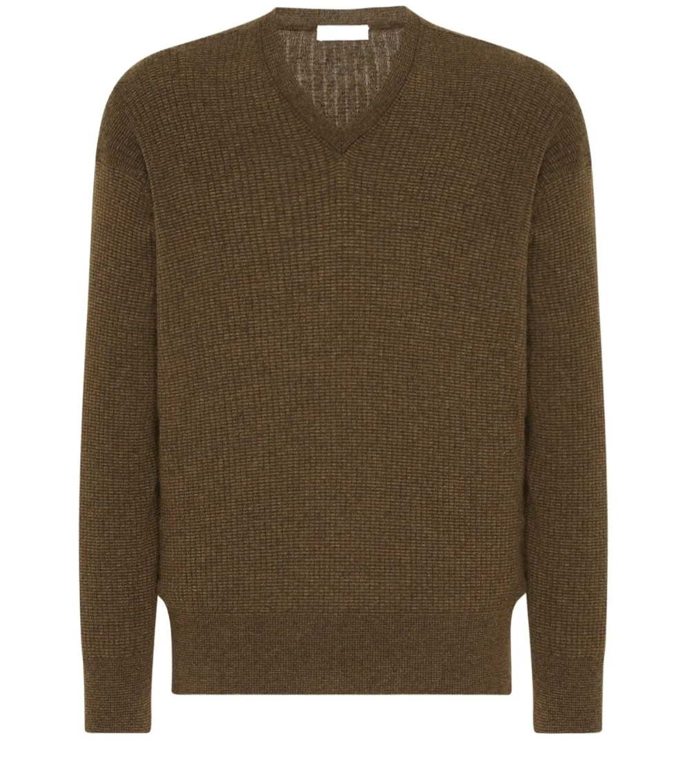 The Row "Thayer" Cashmere V-Neck Sweater