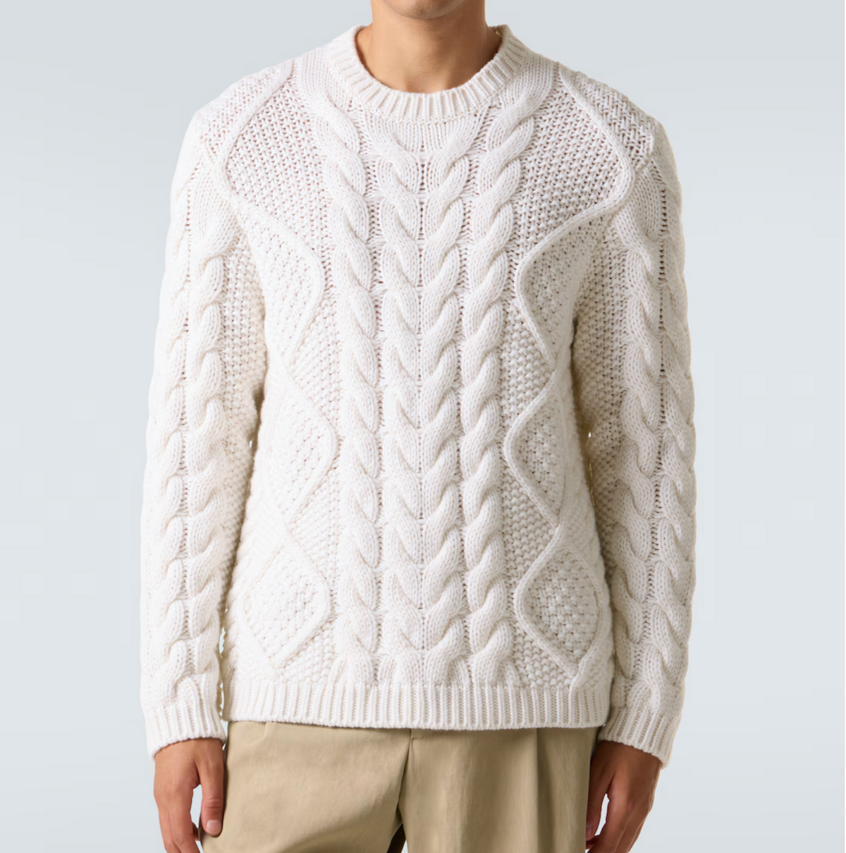 Gabriela Hearst Cable Knit Cashmere Sweater