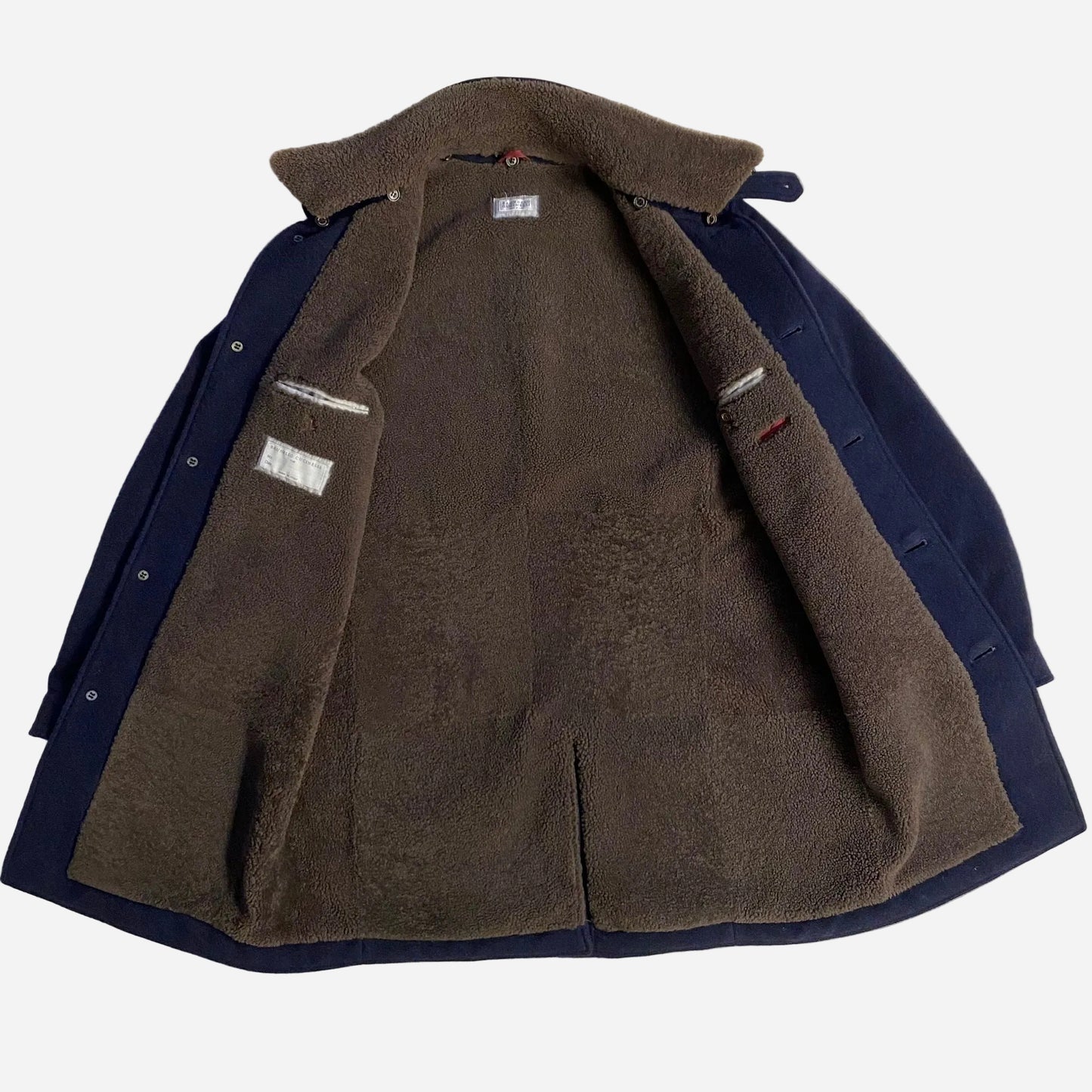Brunello Cucinelli Shearling Lined Cashmere Coat